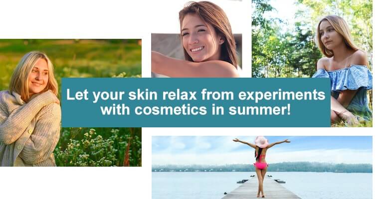 cosmetics in summer!